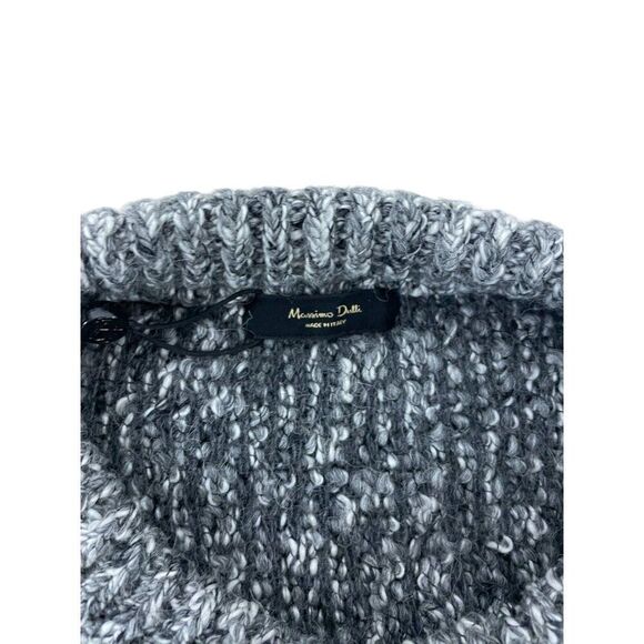 Massimo Dutti Women Cardigan Sweater M Medium Gray Alpaca blend 5756/629 NWT - Picture 7 of 16